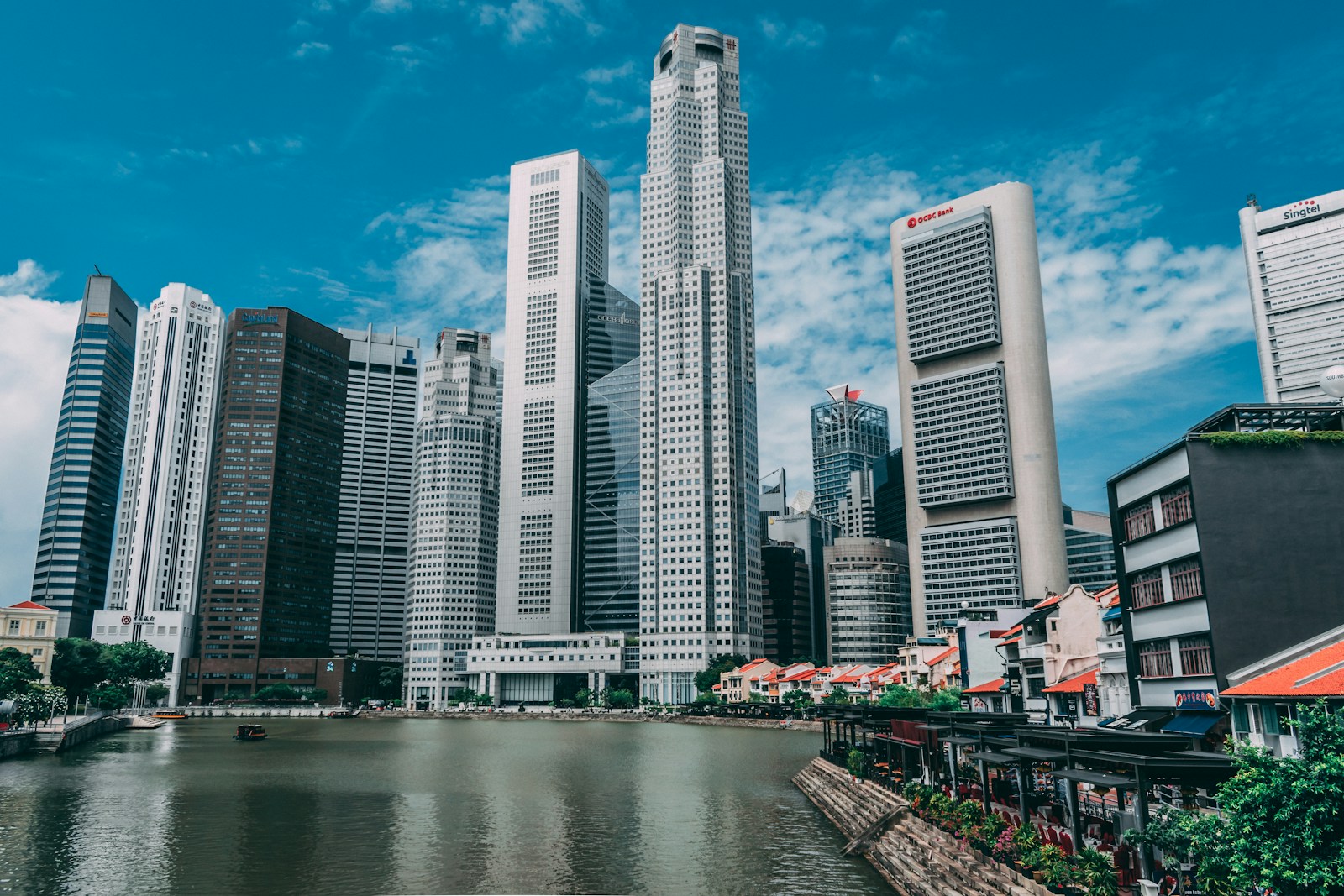 high-rise and low-rise buildings